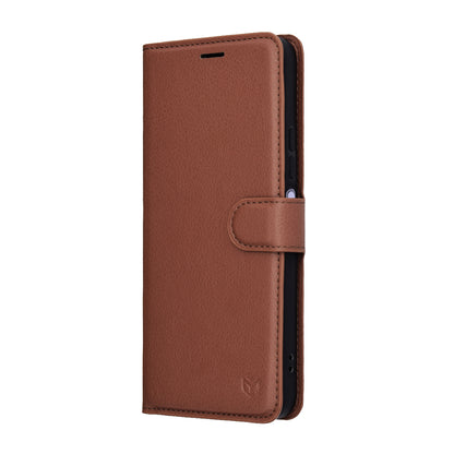 Futrola za Xiaomi Redmi 15 5G / 15 4G, Techsuit, Leather Folio, Braon