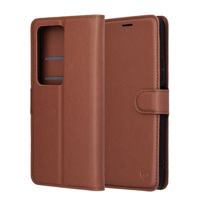 Futrola za Xiaomi Redmi 15 5G / 15 4G, Techsuit, Leather Folio, Braon