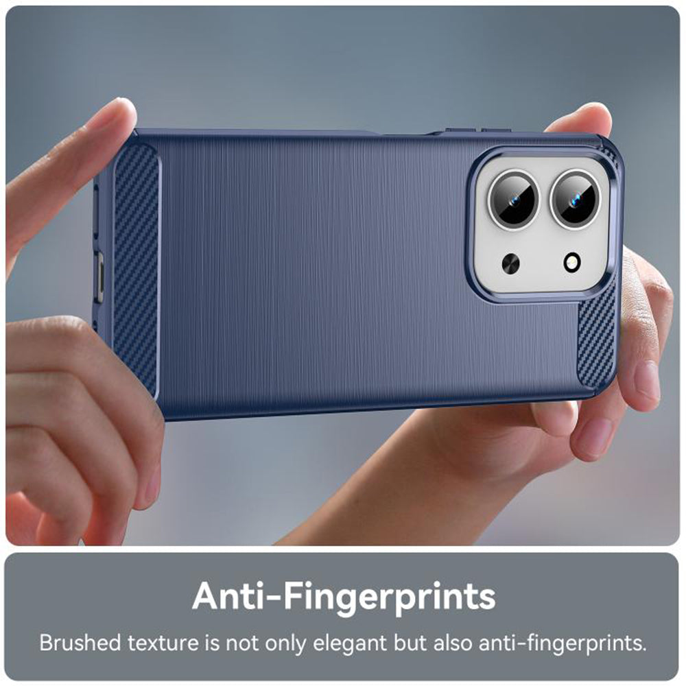 Futrola za Xiaomi Redmi 15C 5G / 15C 4G, Techsuit, Karbon, Plava