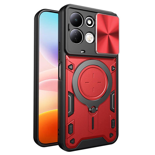 Maska za Xiaomi Redmi 17 5G / 17 4G, Techsuit, CamGuard Pro, crvena