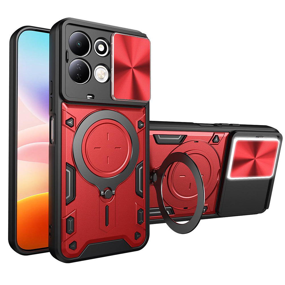 Maska za Xiaomi Redmi 17 5G / 17 4G, Techsuit, CamGuard Pro, crvena