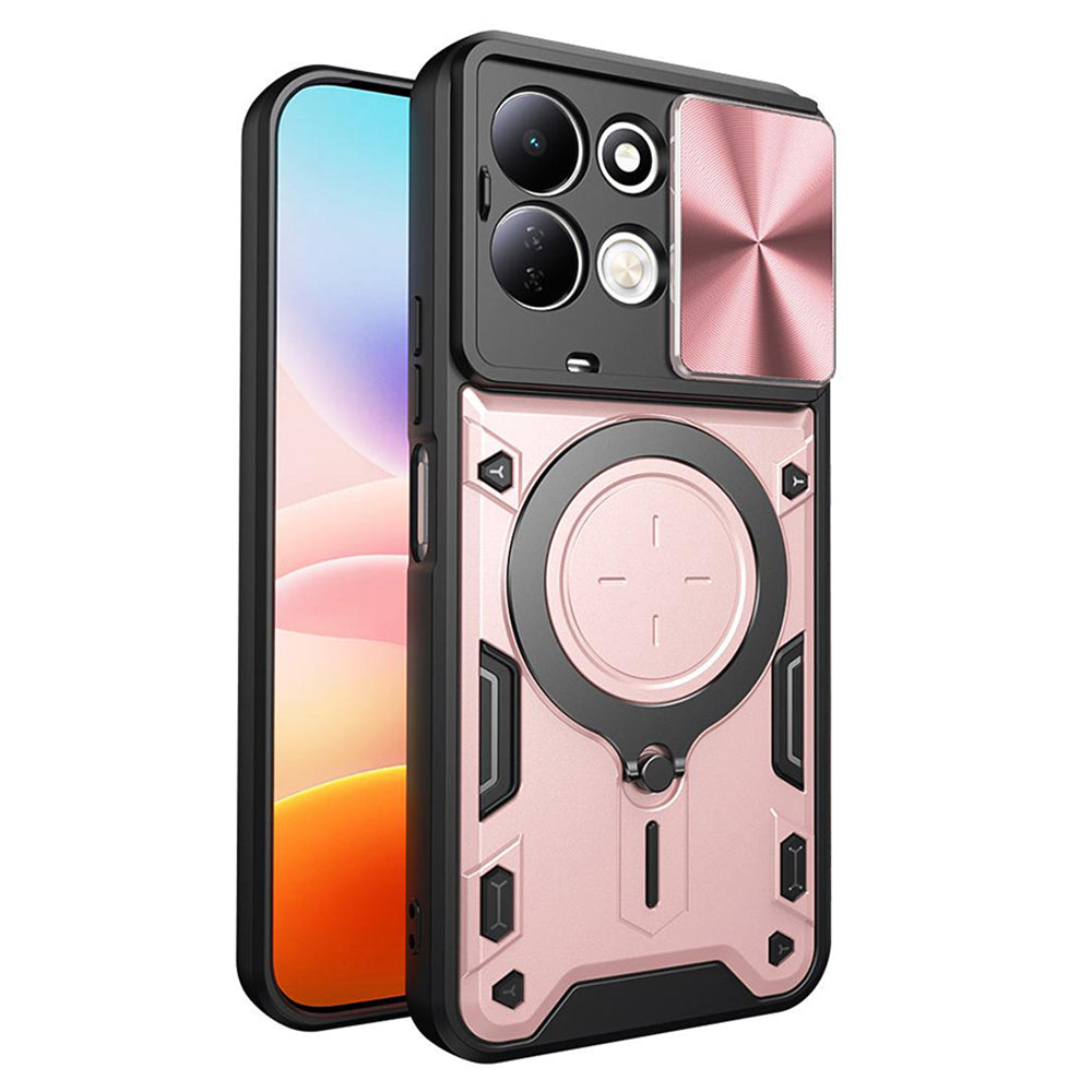 Maska za Xiaomi Redmi 17 5G / 17 4G, Techsuit, CamGuard Pro, ružičasto zlatna
