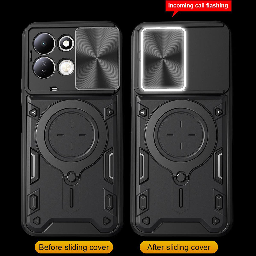 Maska za Xiaomi Redmi 17 5G / 17 4G, Techsuit, CamGuard Pro, ružičasto zlatna