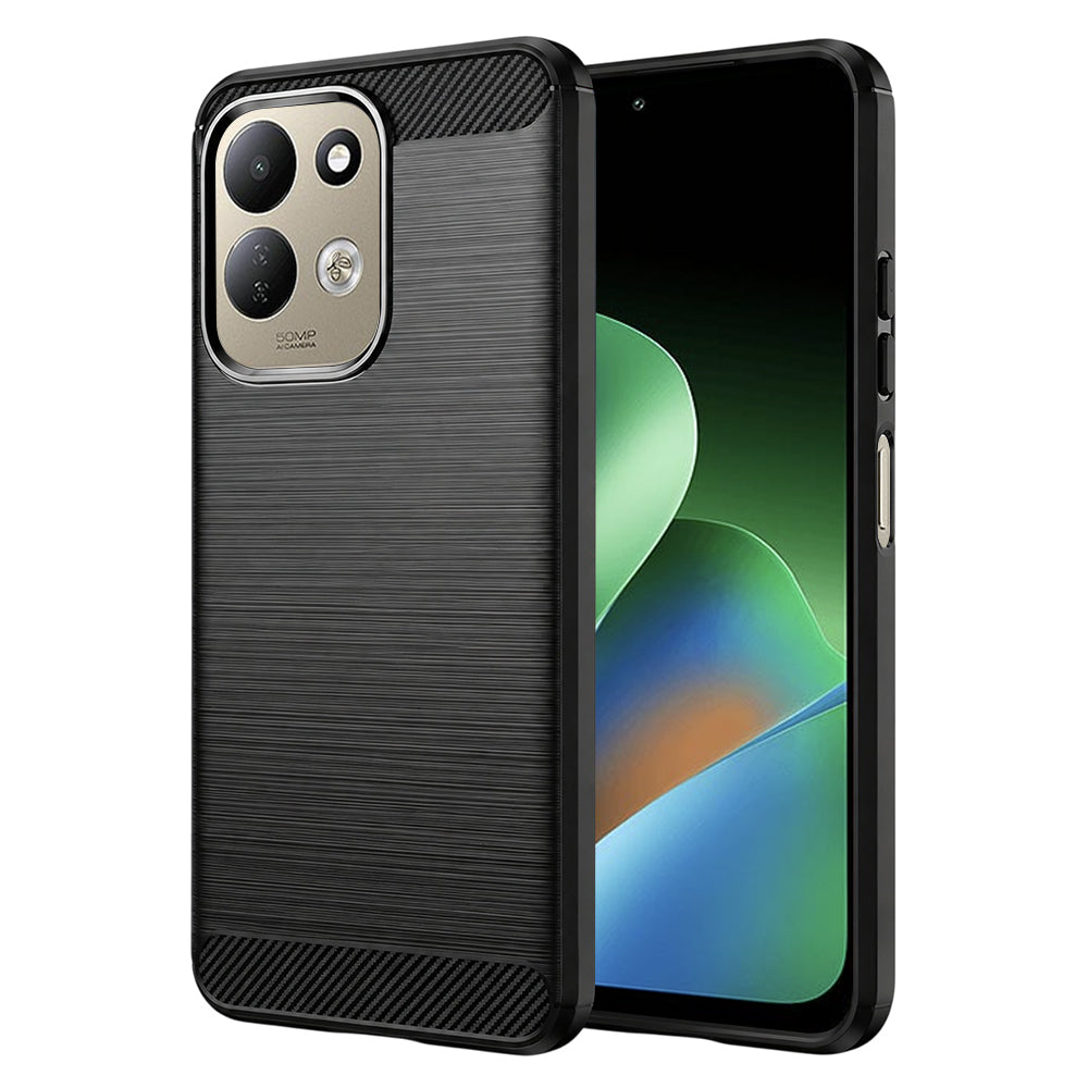 Futrola za Xiaomi Redmi 17 5G / 17 4G, Techsuit, Karbon, Crna