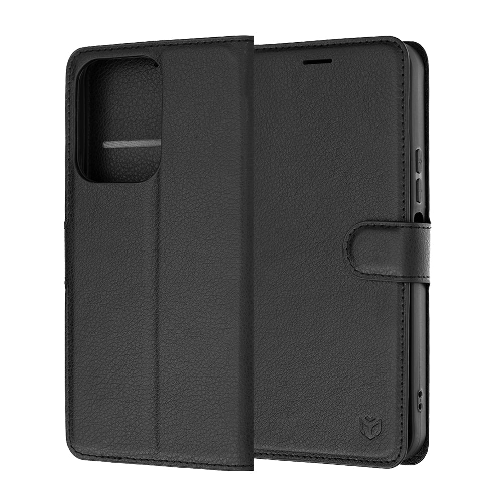 Futrola za Xiaomi Redmi 17 5G / 17 4G, Techsuit, Kožna Folio, Crna