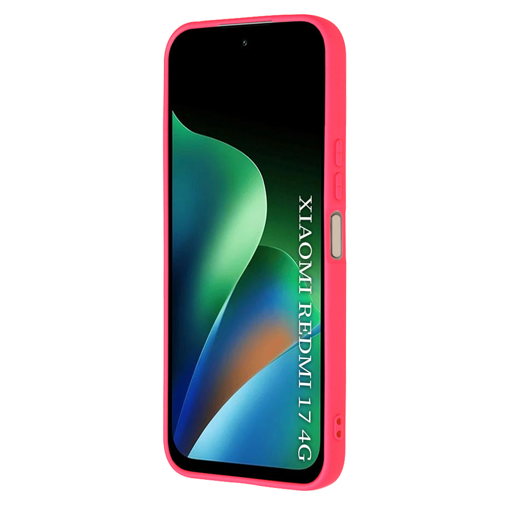 Maska za Xiaomi Redmi 17 5G / 17 4G, Techsuit, SoftFlex, tamnoružičasta