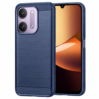 Maska za Xiaomi Redmi 17C 5G, Techsuit, Carbon, plava