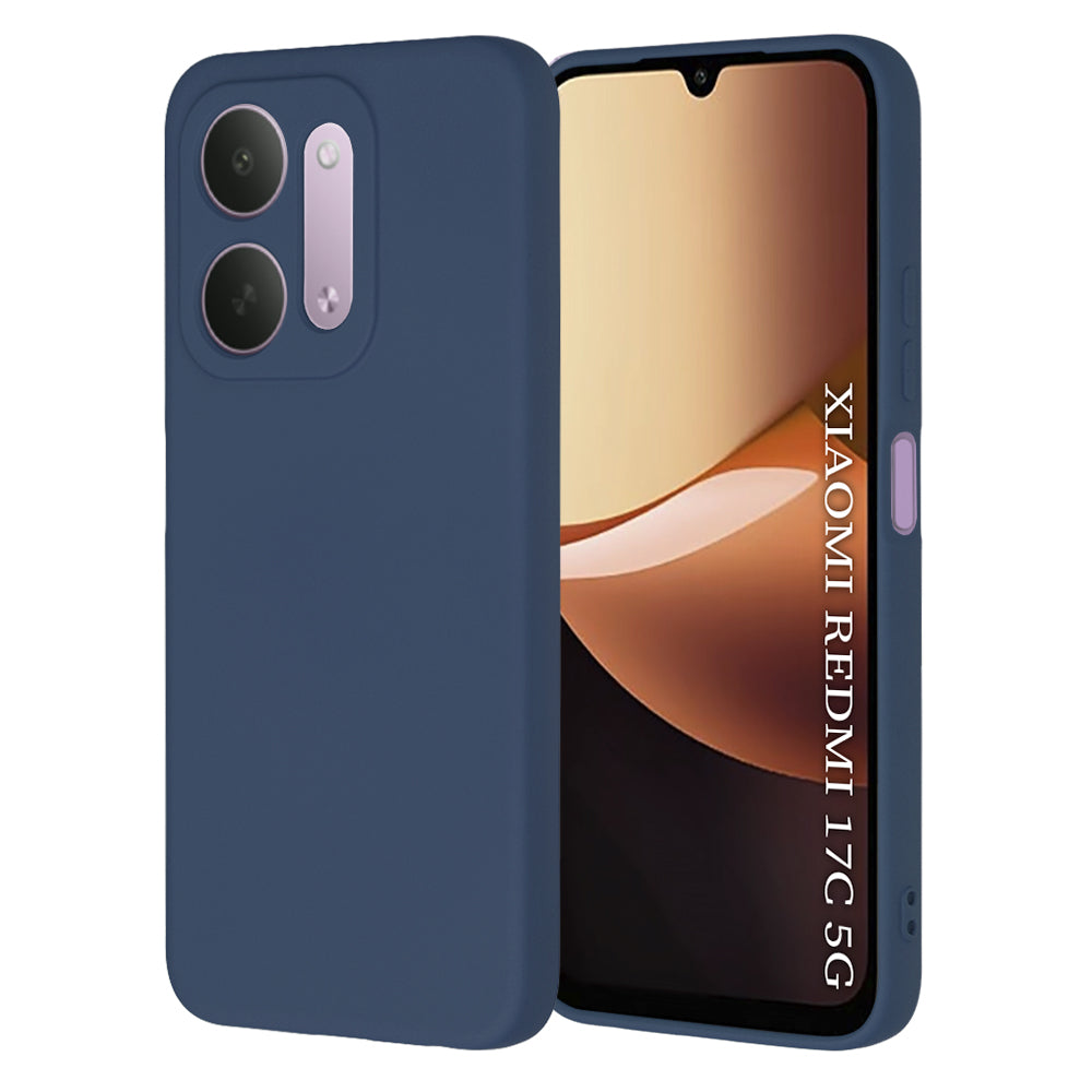 Maska za Xiaomi Redmi 17C 5G, Techsuit, SoftFlex, teget
