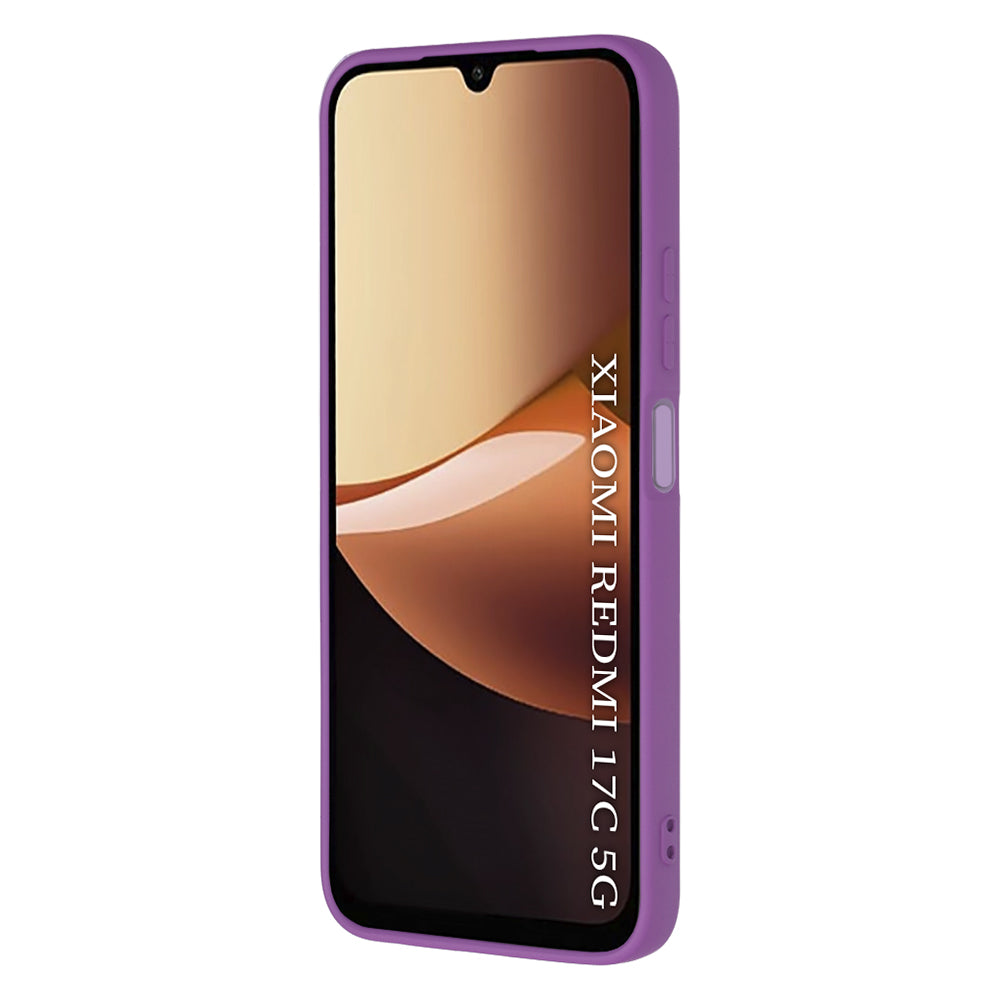 Maska za Xiaomi Redmi 17C 5G, Techsuit, SoftFlex, ljubičasta