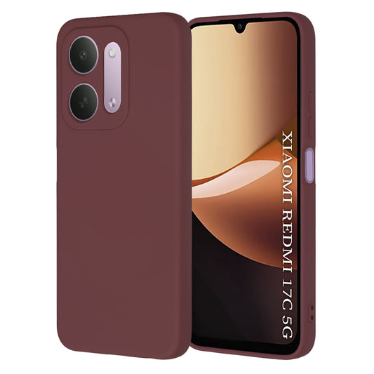 Futrola za Xiaomi Redmi 17C 5G, Techsuit, SoftFlex, bordo