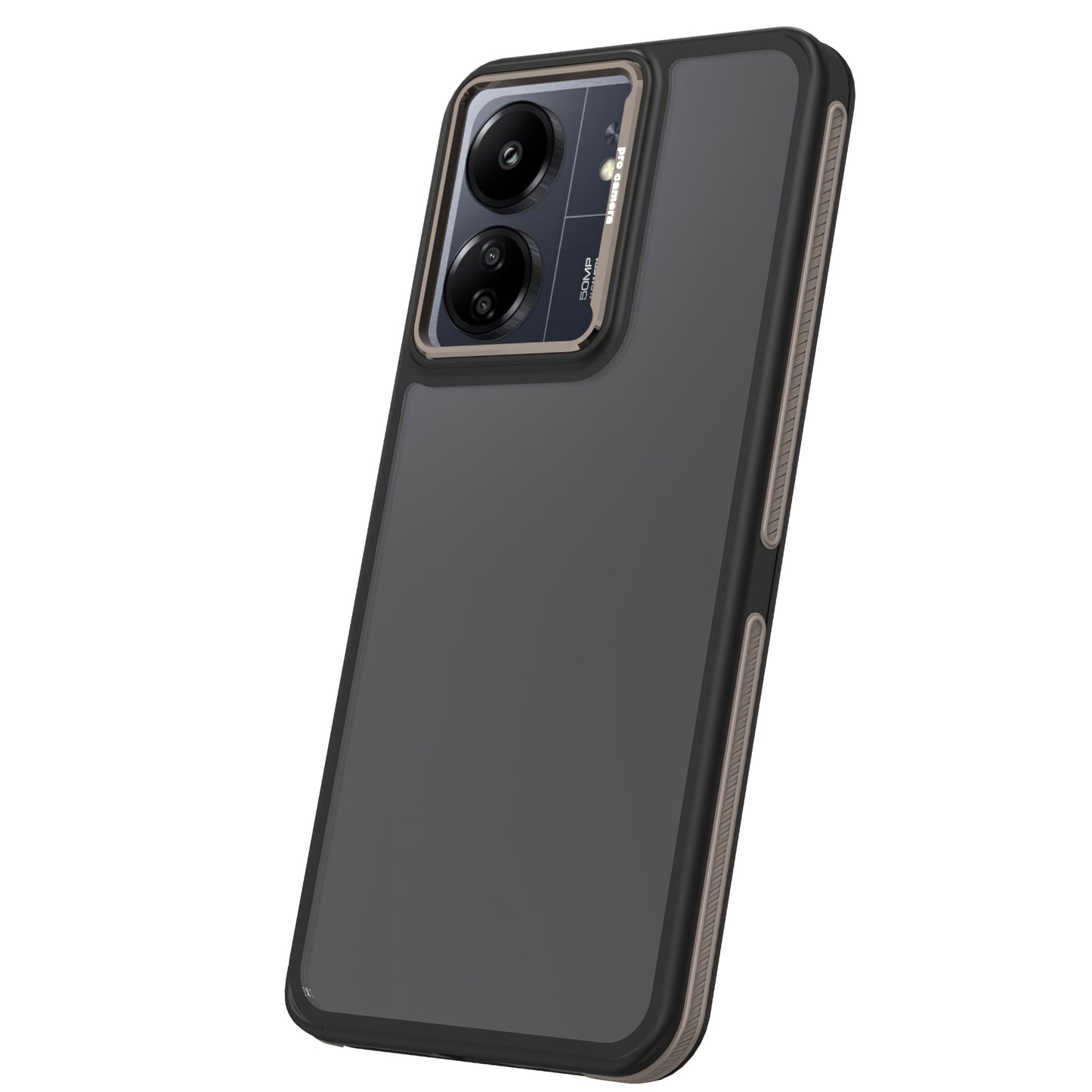 Futrola za Xiaomi Poco M6 / Redmi 13C 5G, OEM, Crystal Black, Siva