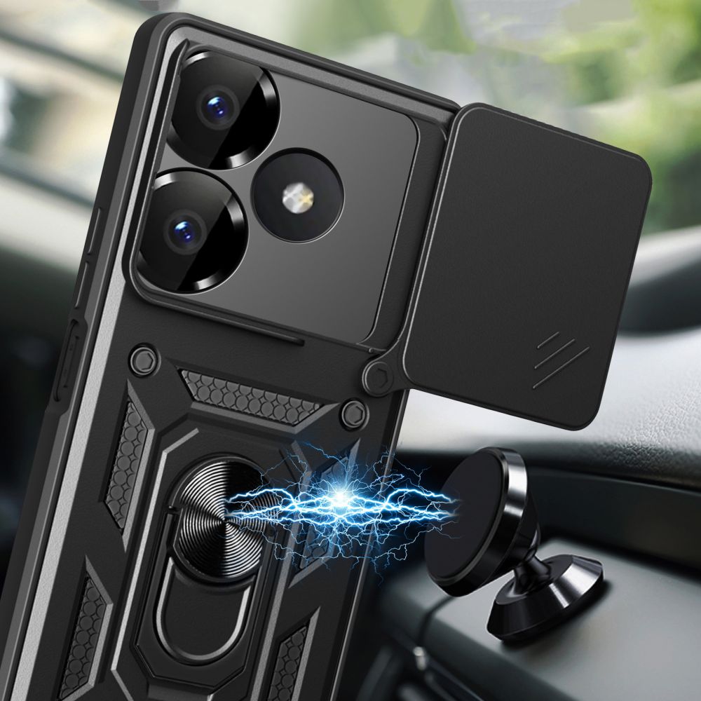 Case for Xiaomi Redmi 13, Tech-Protect, CamShield Pro, Black 