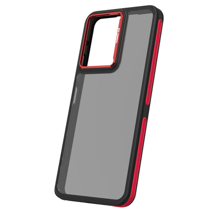 Futrola za Xiaomi Poco M6 / Redmi 13C 5G, OEM, Crystal Black, Crvena