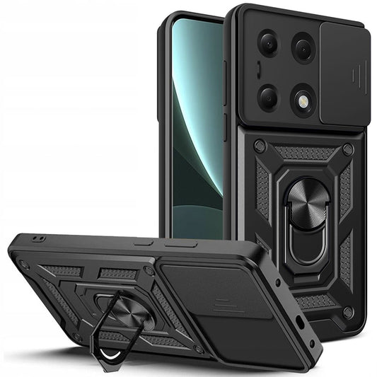 Futrola za Xiaomi Redmi Note 13 Pro 4G / Poco M6 Pro, Tech-Protect, CamShield Pro, Crna