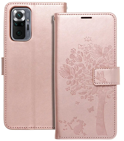 Futrola za Xiaomi Redmi Note 10 Pro, OEM, MEZZO Tree, Roze Zlatna
