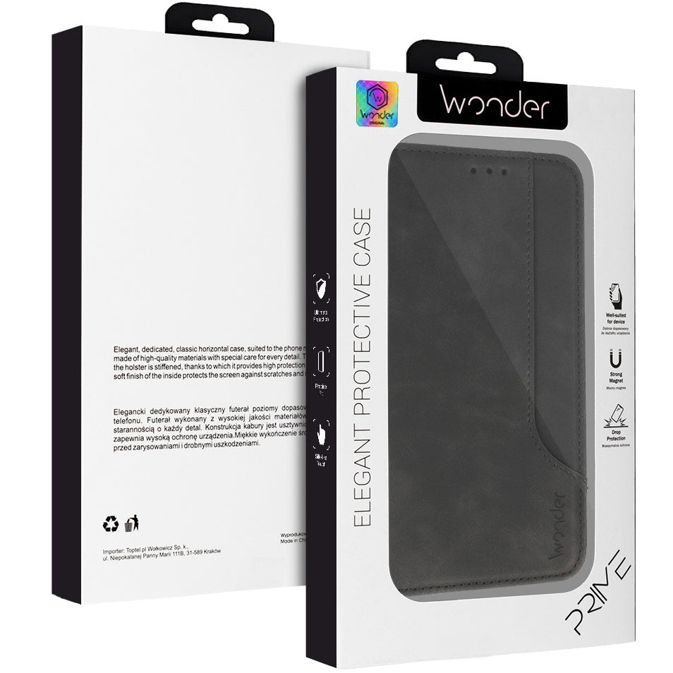 Futrola za Xiaomi Redmi 12, Wonder, Prime, Crna