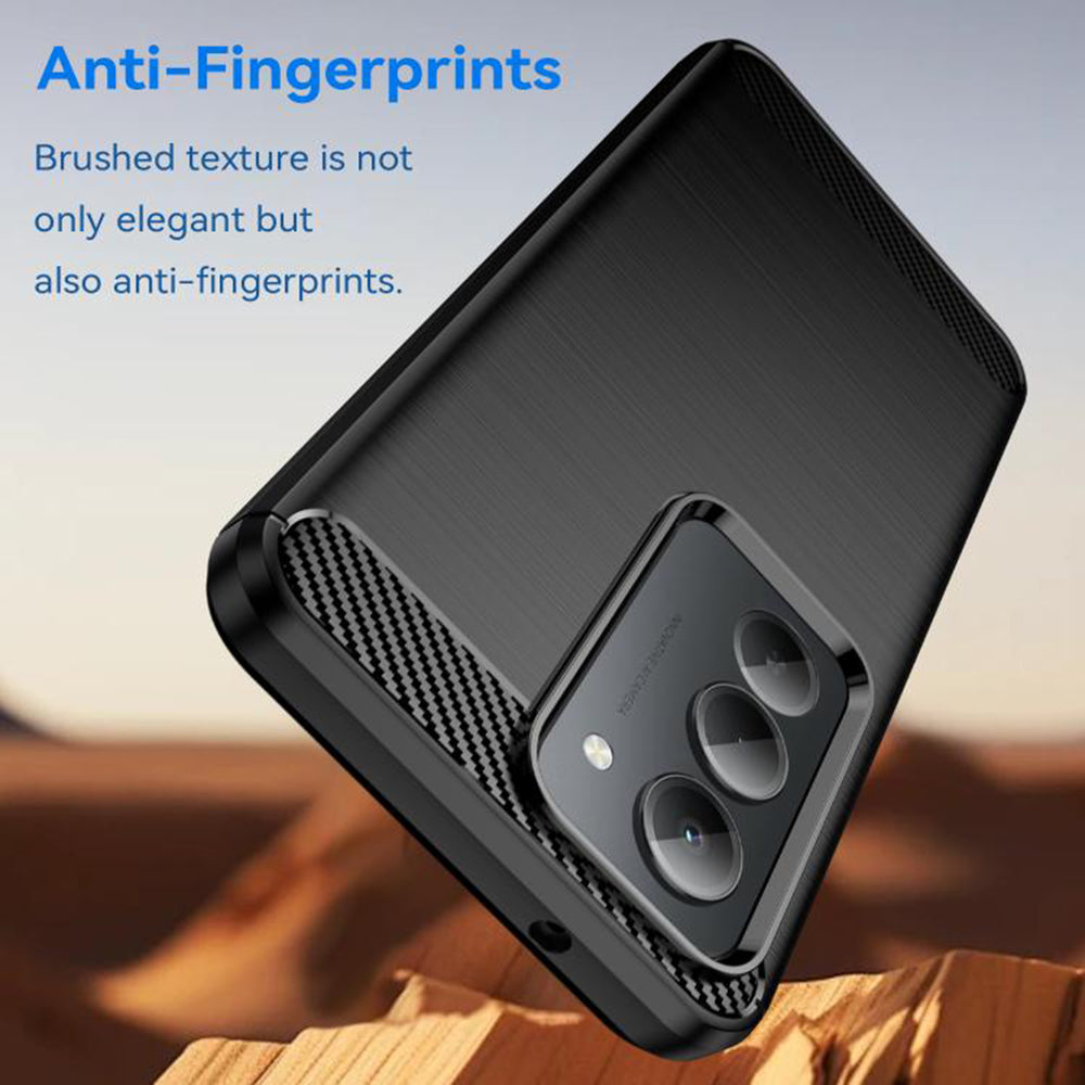 Futrola za Xiaomi Redmi 15 5G / 15 4G, Techsuit, Karbon, Crna