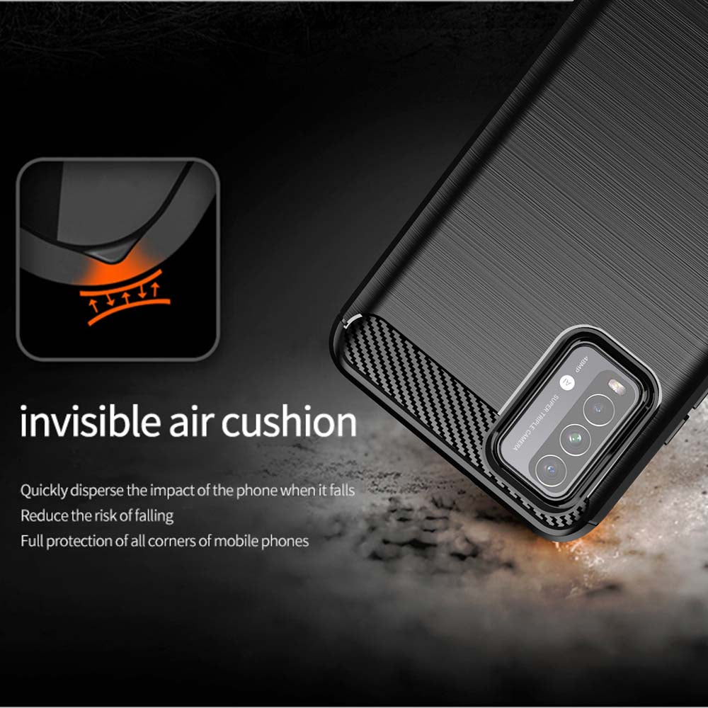 Futrola za Xiaomi Redmi 9 Power / 9T, Techsuit, Karbon, Crna