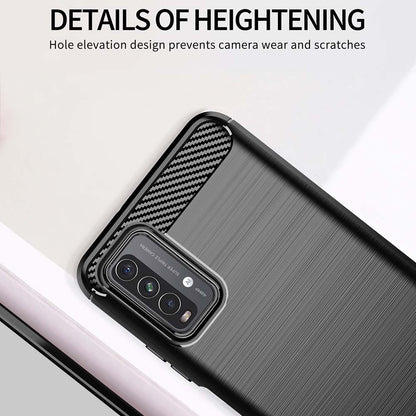 Futrola za Xiaomi Redmi 9 Power / 9T, Techsuit, Karbon, Crna