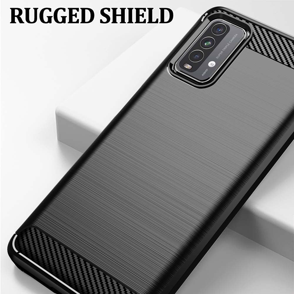 Futrola za Xiaomi Redmi 9 Power / 9T, Techsuit, Karbon, Crna