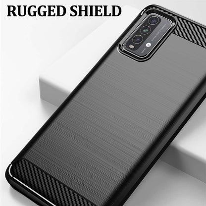 Futrola za Xiaomi Redmi 9 Power / 9T, Techsuit, Karbon, Crna