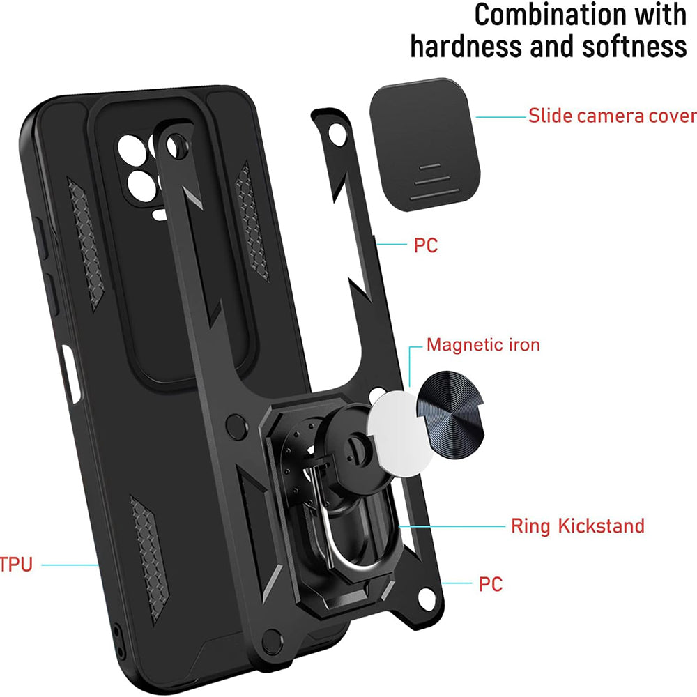 Futrola za Xiaomi Redmi 9C NFC / 9C, Techsuit, CamShield, Crna