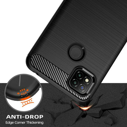 Futrola za Xiaomi Redmi 9C NFC / 9C, Techsuit, Karbon, Crna