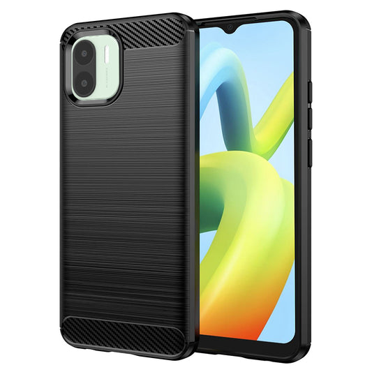 Futrola za Xiaomi Redmi A2 / A1, Techsuit, Karbon, Crna