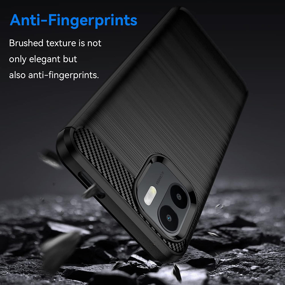 Futrola za Xiaomi Redmi A2 / A1, Techsuit, Karbon, Crna
