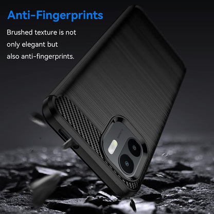 Futrola za Xiaomi Redmi A2 / A1, Techsuit, Karbon, Crna
