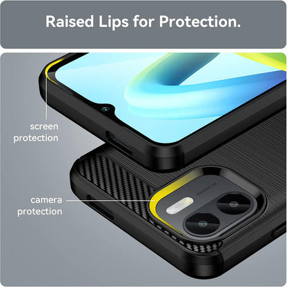 Futrola za Xiaomi Redmi A2 / A1, Techsuit, Karbon, Crna