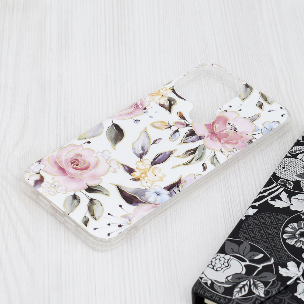 Futrola za Xiaomi Redmi A2+ / A1+, Techsuit, Marble, Bela
