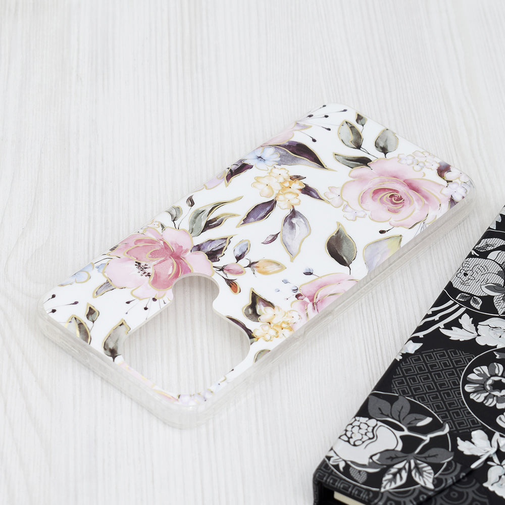 Futrola za Xiaomi Redmi A2+ / A1+, Techsuit, Marble, Bela