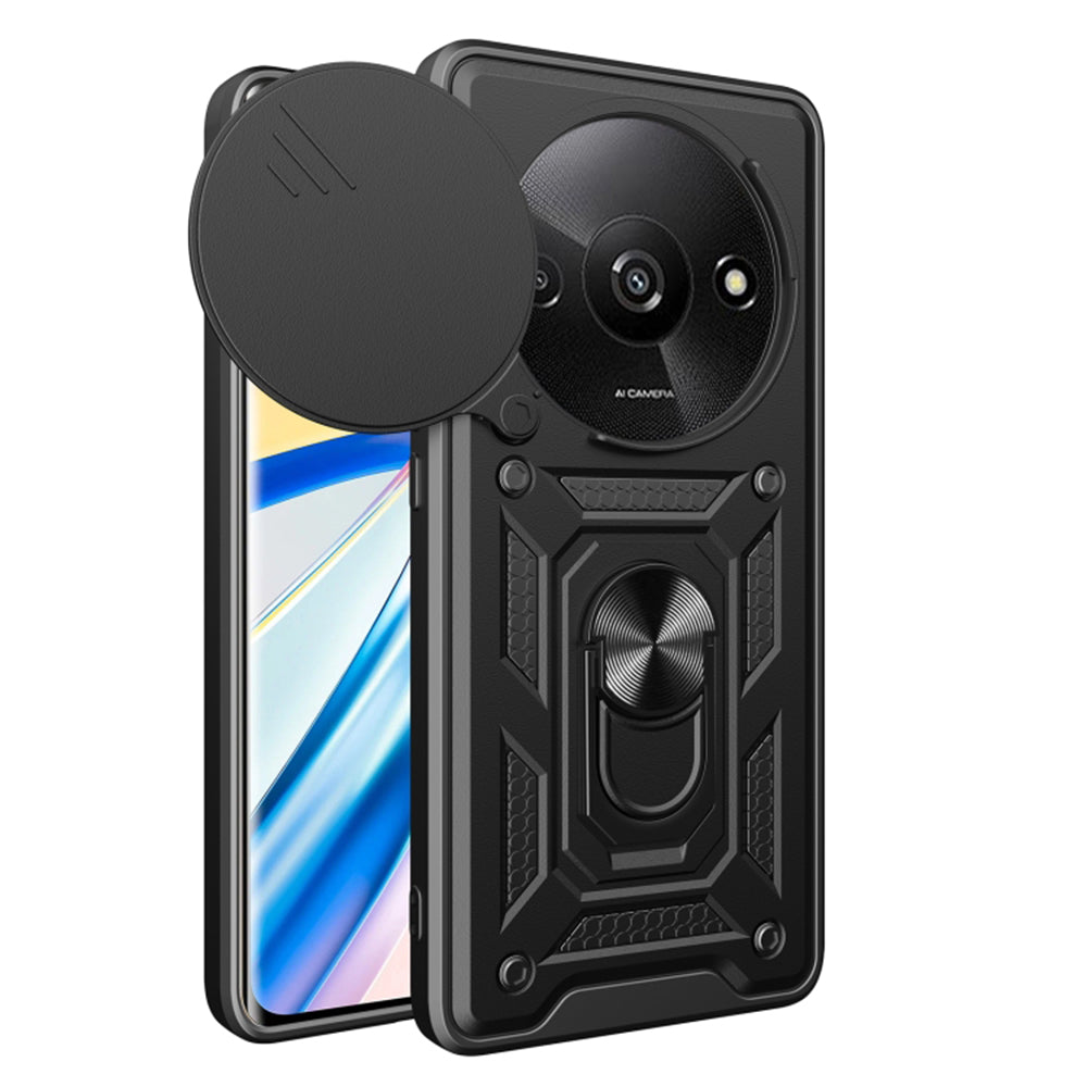 Futrola za Xiaomi Redmi A3x / A3, Techsuit, CamShield, Crna