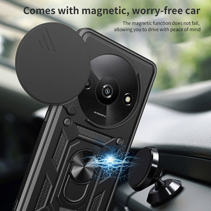 Futrola za Xiaomi Redmi A3x / A3, Techsuit, CamShield, Crna