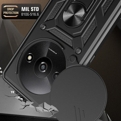 Futrola za Xiaomi Redmi A3x / A3, Techsuit, CamShield, Crna