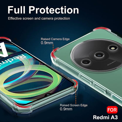 Futrola za Xiaomi Redmi A3x / A3, Techsuit, Shockproof Clear, Providna