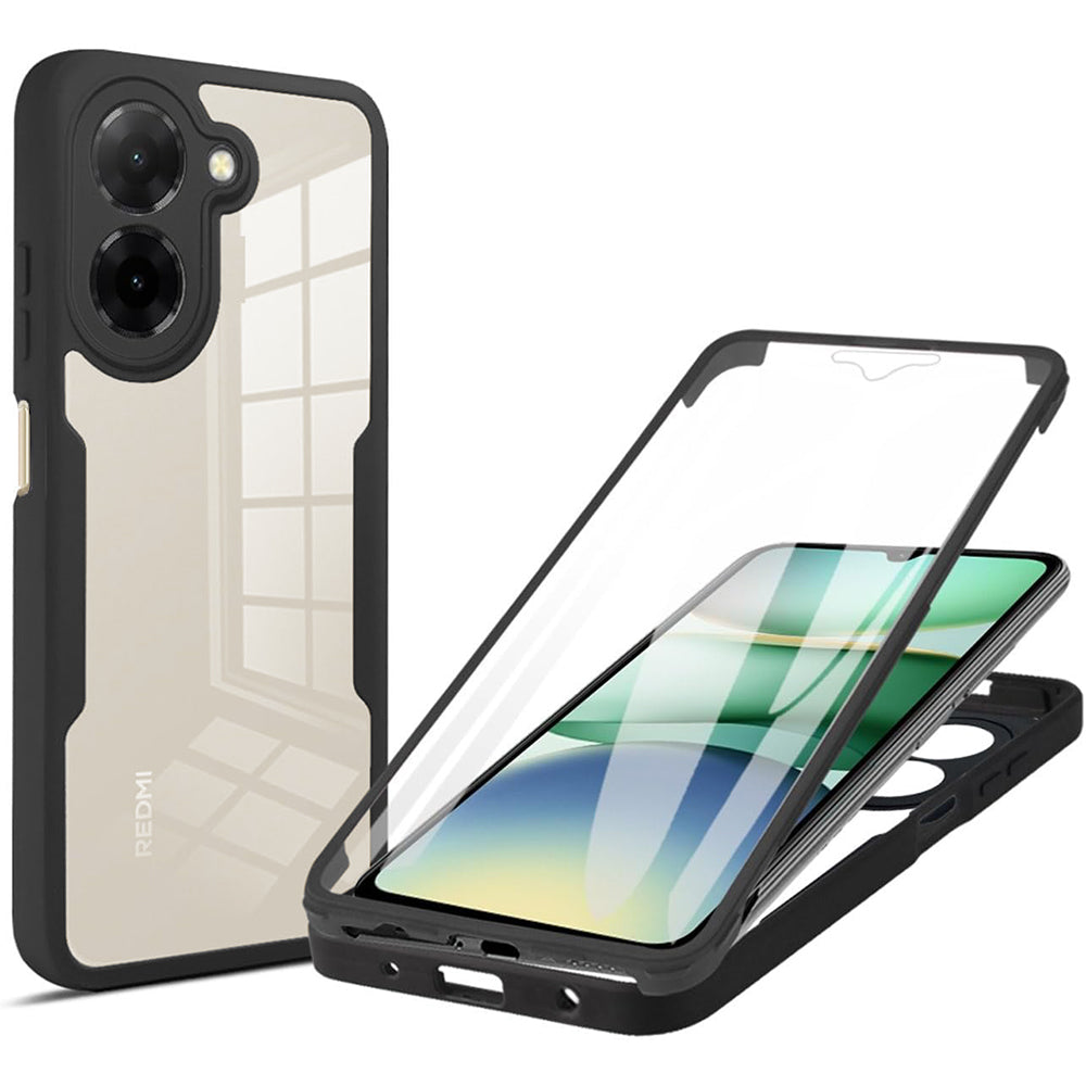 Futrola za Xiaomi Redmi A5 4G (Regionalna), Techsuit, ColorVerse 360, Crna