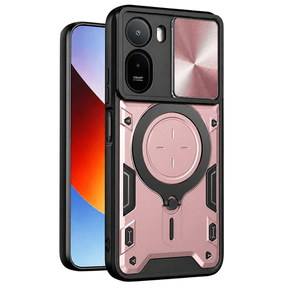 Futrola za Xiaomi Redmi A7 Pro 4G, Techsuit, CamGuard Pro, Roze Zlatna