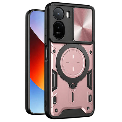 Futrola za Xiaomi Redmi A7 Pro 4G, Techsuit, CamGuard Pro, Roze Zlatna
