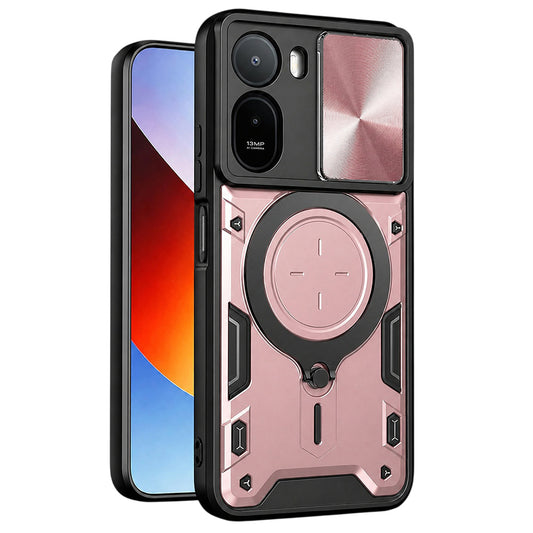Futrola za Xiaomi Redmi A7 Pro 4G, Techsuit, CamGuard Pro, Roze Zlatna