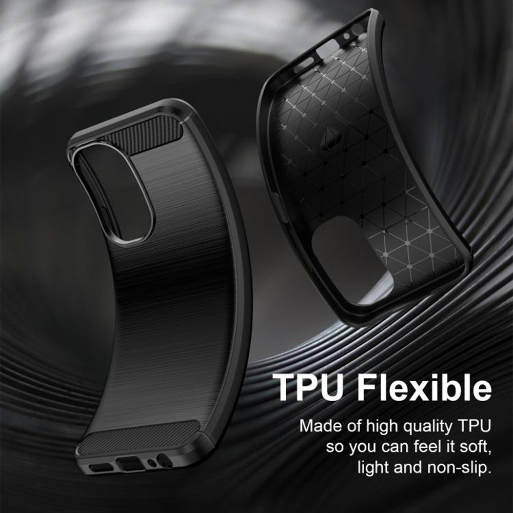 Futrola za Xiaomi Redmi A7 Pro 4G, Techsuit, Karbon, Crna