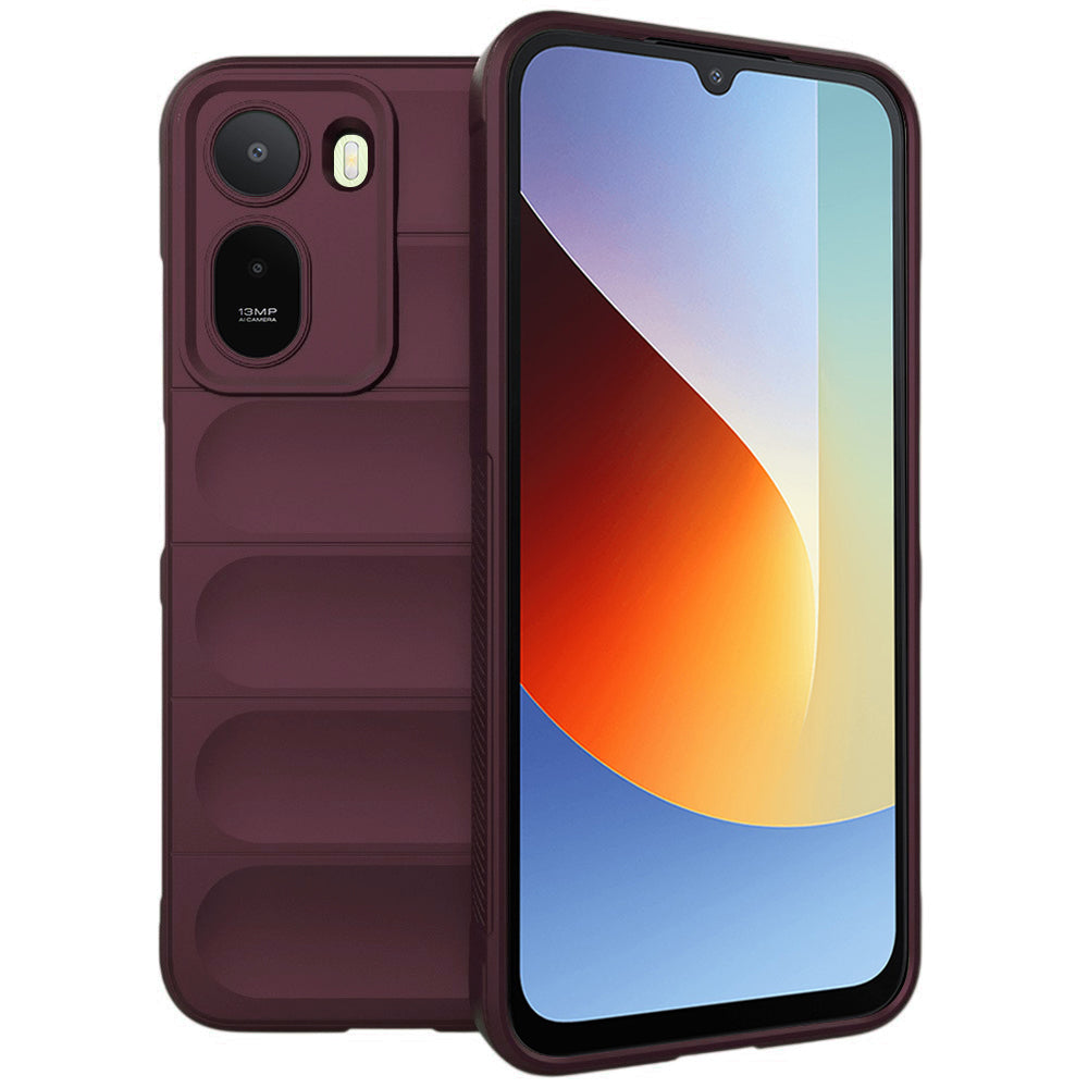 Futrola za Xiaomi Redmi A7 Pro 4G, Techsuit, Magic Shield, Bordo