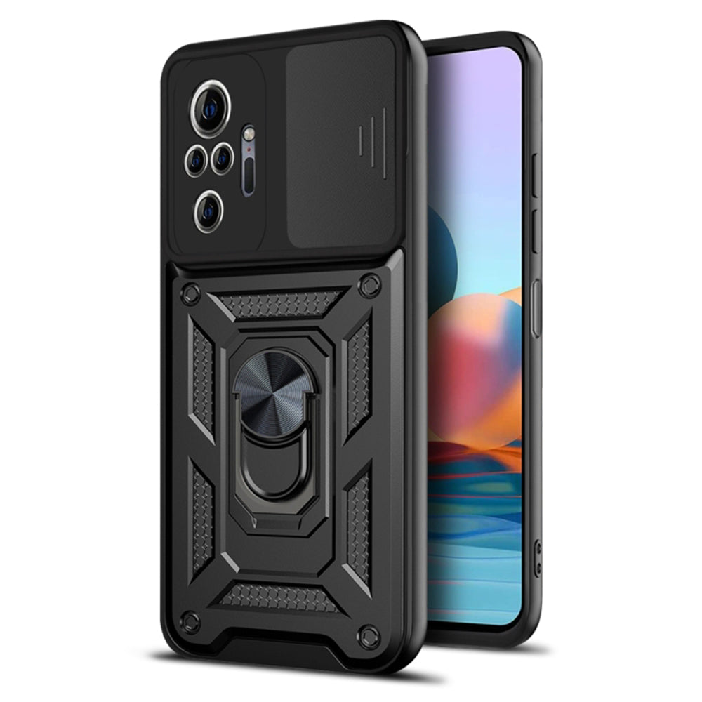 Futrola za Xiaomi Redmi Note 10 Pro Max / Note 10 Pro, Techsuit, CamShield, Crna