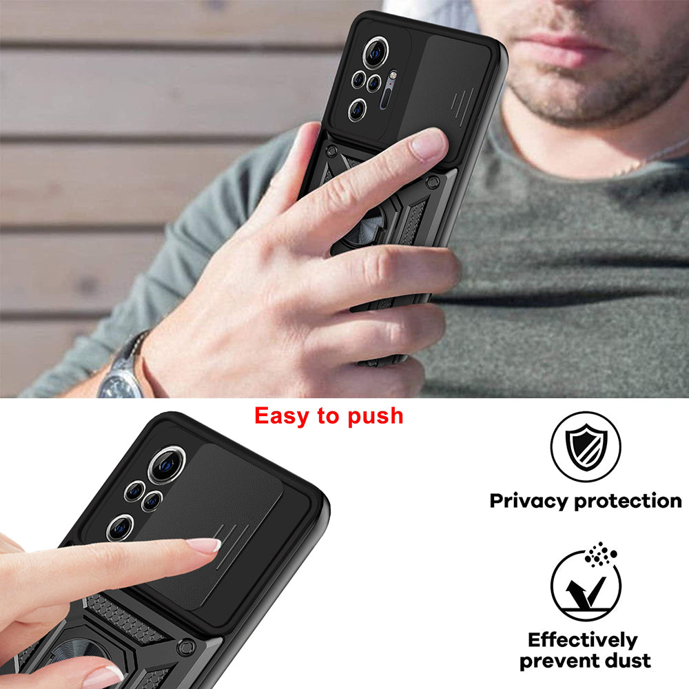 Futrola za Xiaomi Redmi Note 10 Pro Max / Note 10 Pro, Techsuit, CamShield, Crna