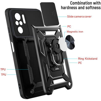 Futrola za Xiaomi Redmi Note 10 Pro Max / Note 10 Pro, Techsuit, CamShield, Crna