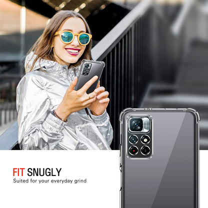 Futrola za Xiaomi Redmi Note 11S / Note 11, Techsuit, Shockproof Clear, Providna