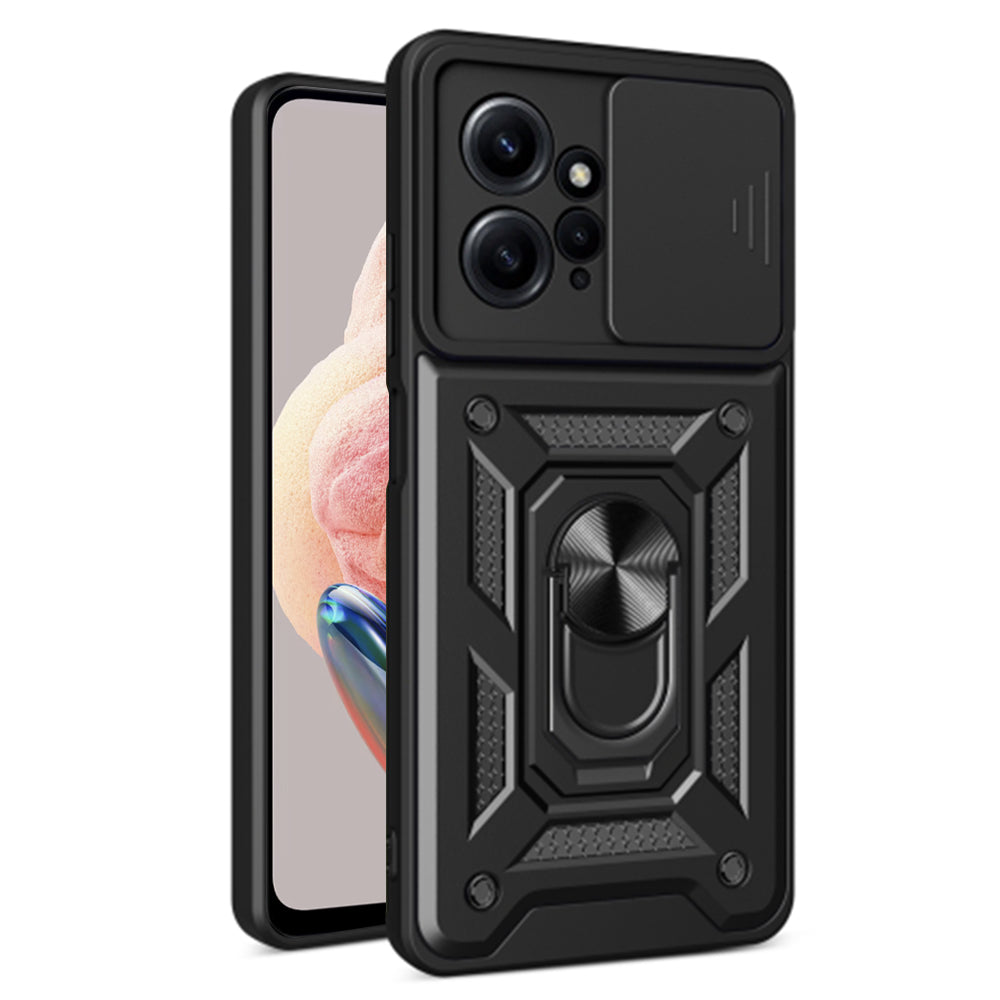 Futrola za Xiaomi Redmi Note 12 4G, Techsuit, CamShield, Crna