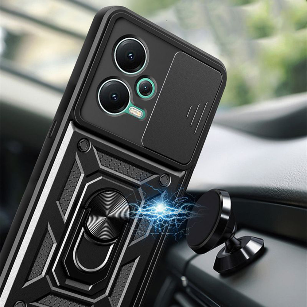 Futrola za Xiaomi Redmi Note 12 Pro+, Techsuit, CamShield, Crna