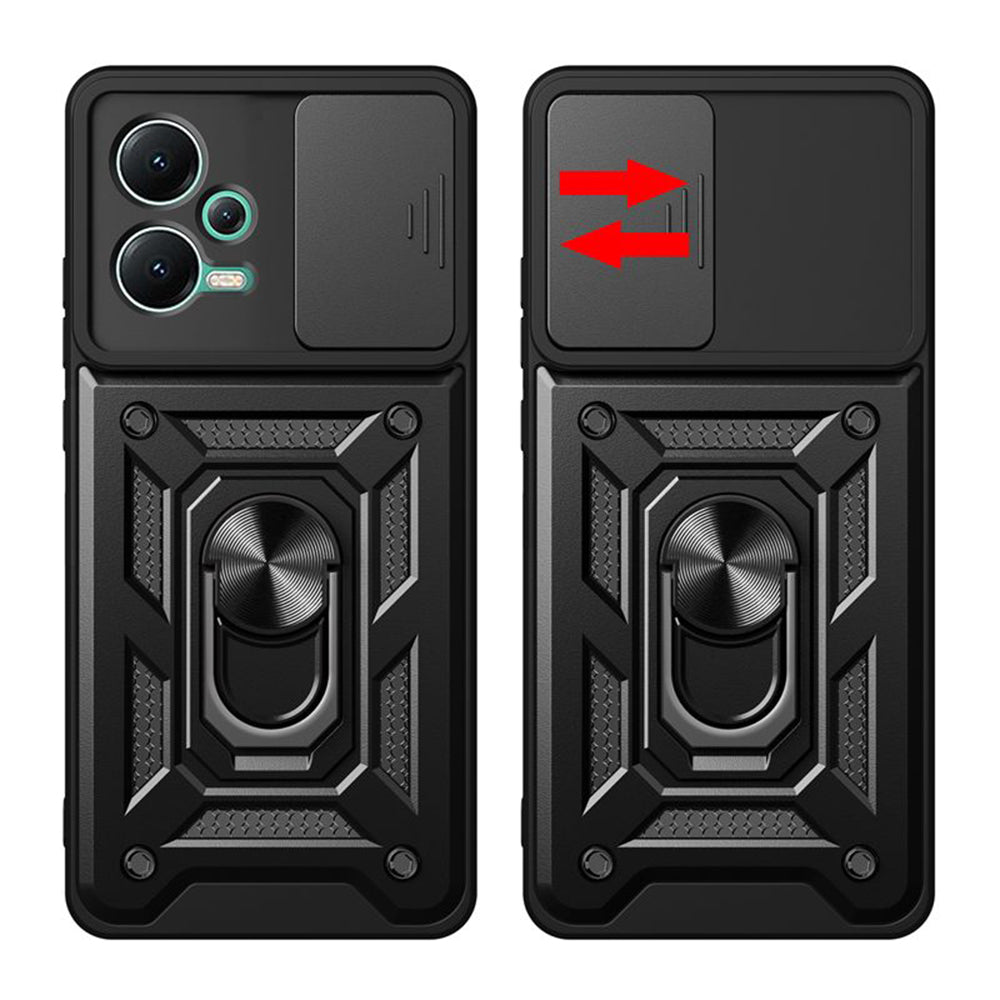 Futrola za Xiaomi Redmi Note 12 Pro+, Techsuit, CamShield, Crna